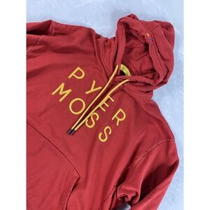 Pyer Moss Cropped Logo Hoodie Sweatshirt Sz L/XL MSRP $238 SEE NOTES